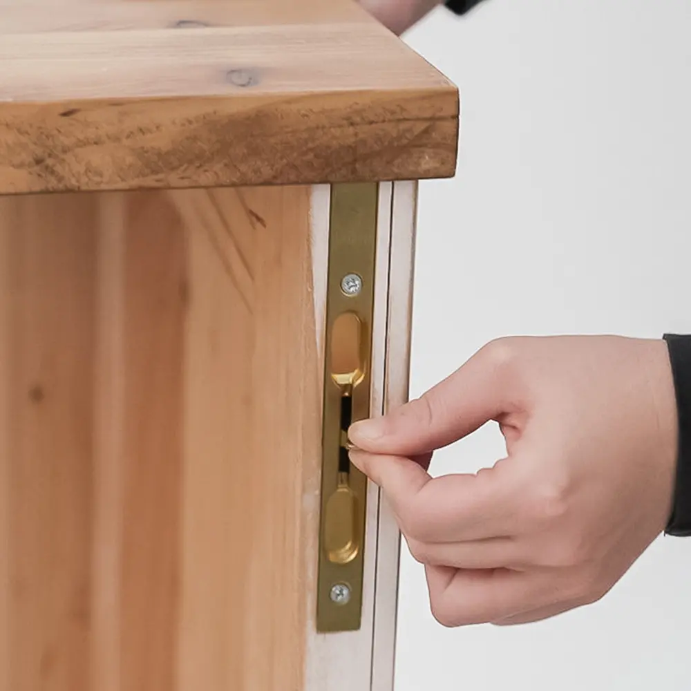 Barra de Madera Plegable blanca