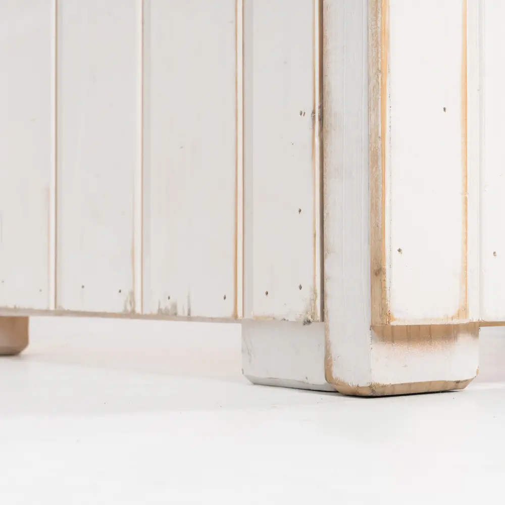 Barra de Madera Plegable blanca