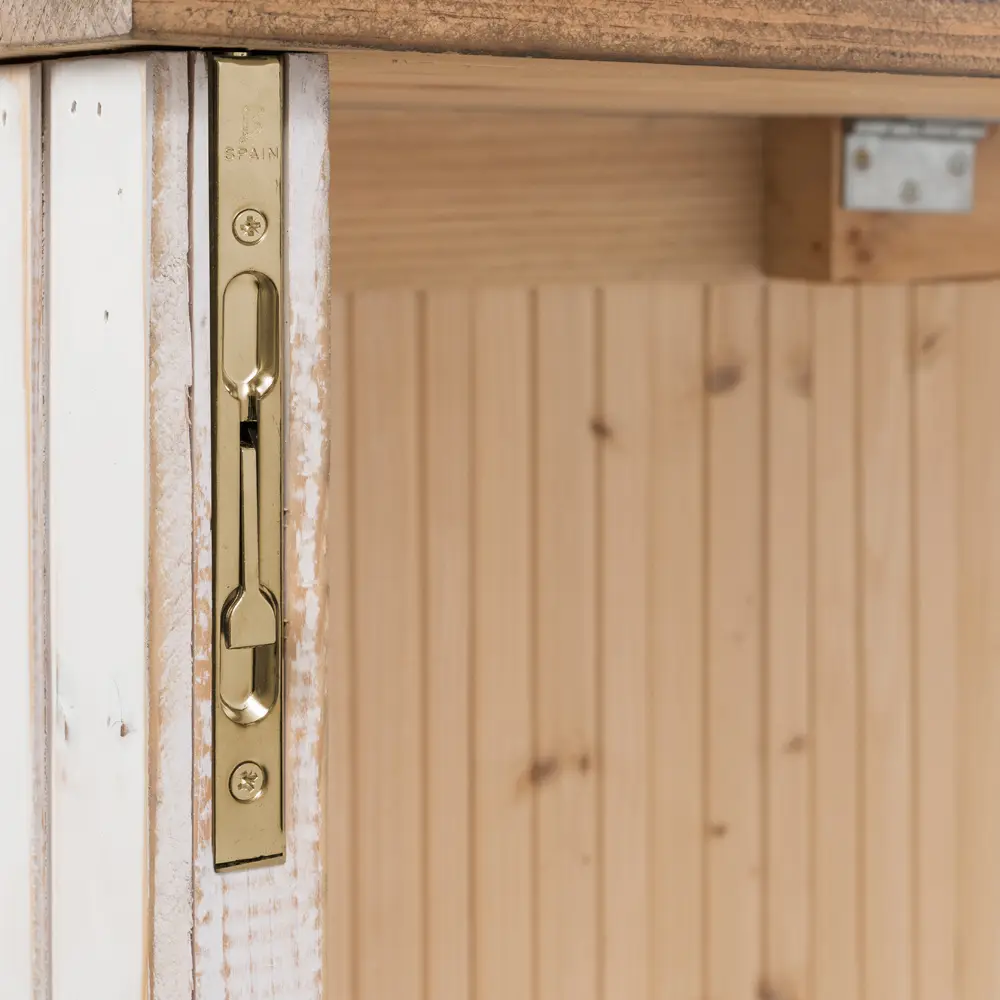 Barra de Madera Plegable blanca