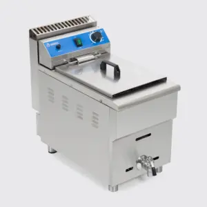 Freidora a gas industrial una cubeta para eventos